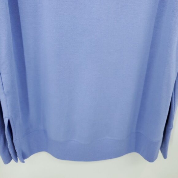 Athleta Coaster Luxe Sweatshirt MT Serendipity Blue/Periwinkle - Picture 11 of 15